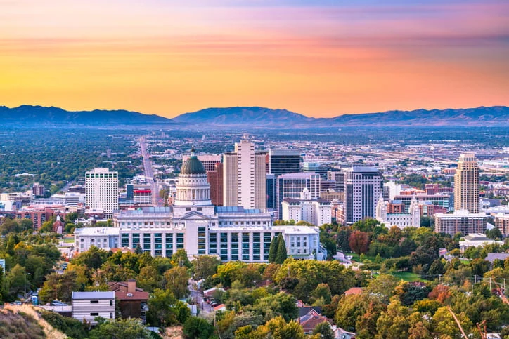 Salt Lake City Utah cityscape